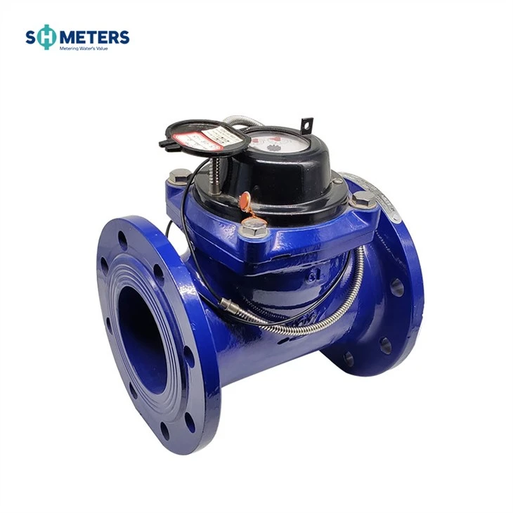 Đồng hồ đo nước số lượng lớn 147 MM Đồng hồ đo nước quay số khô Woltman ISO 4064