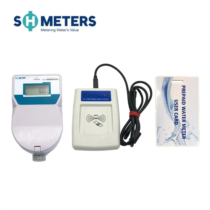 DN15 IC Card Prepaid Water Meters For Residential DN15 IC Card Prepaid Water Meters For Residential