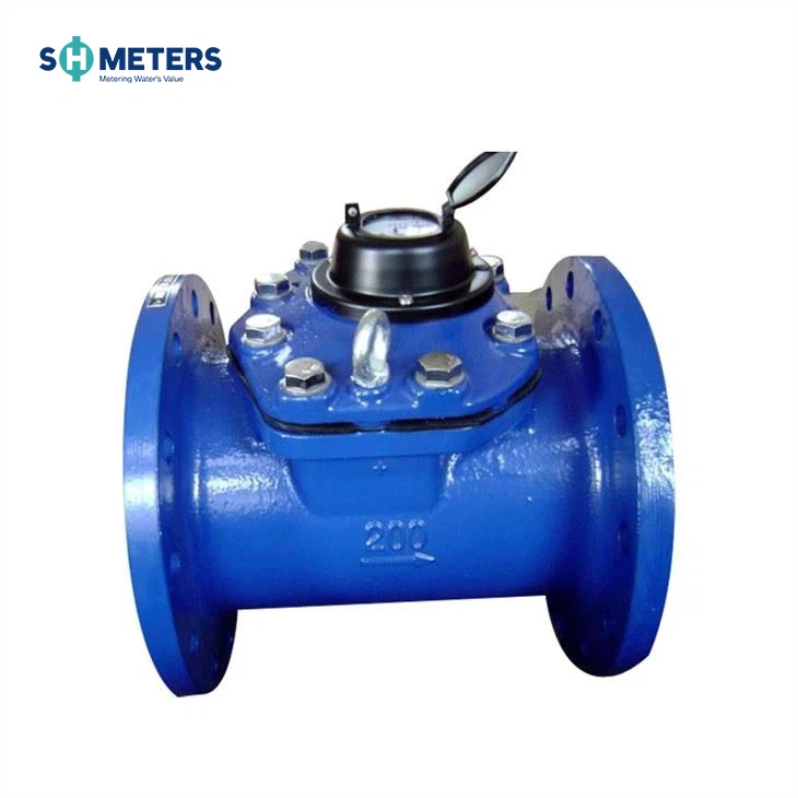 Mặt bích đồng hồ nước R50 Woltman điện tử DN50