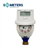 Thẻ sim dân dụng 3/4 '' Đồng hồ nước trả trước thông minh có tính năng tắt máy